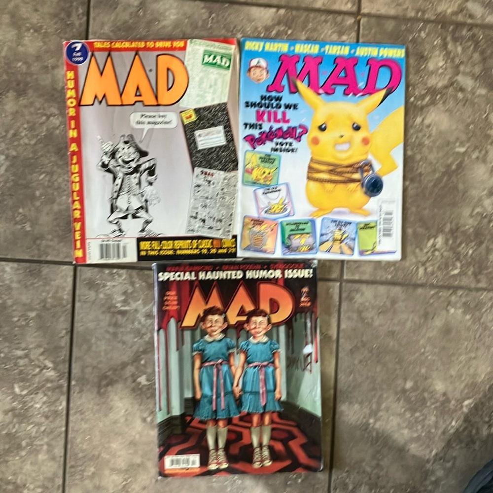 Vintage MAD MAGAZINE Bundle of 3